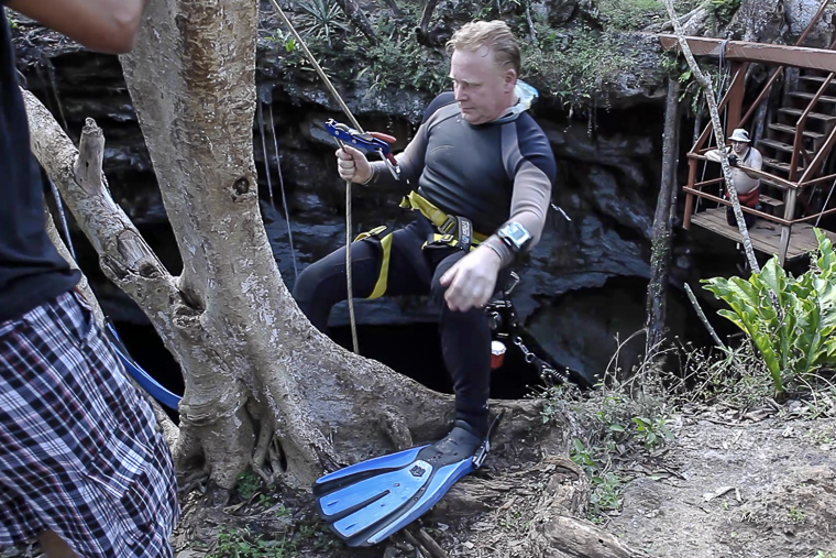 La descente en rappel 